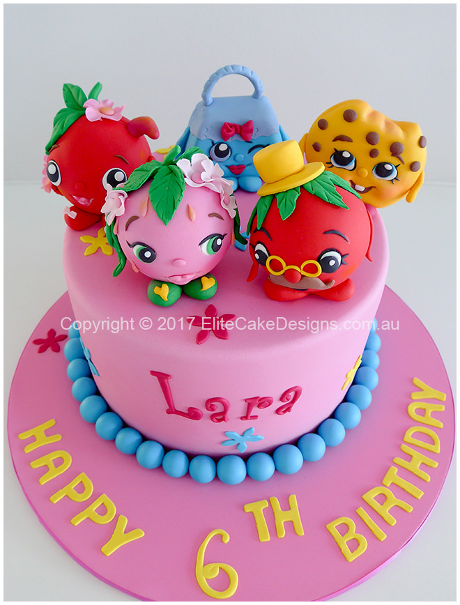 Shopkins girls birthday cake idea